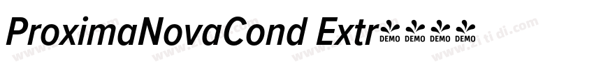 ProximaNovaCond Extr字体转换